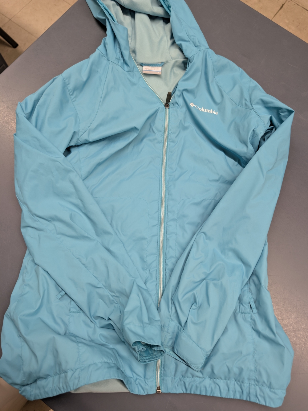 Columbia Women’s Light Blue Hooded Jacket